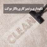 چطور پالاز موکت را تمیز و سالم نگه داریم؟